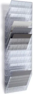 Produktbild von Famanu Broschürenhalter 12 Fächer - Transparent