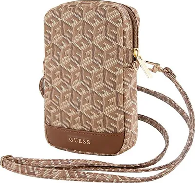 Obrázek produktu pro Guess GUWBZPGCSPGW Zip GCube Bottom Stripe brown