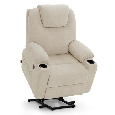 Produktbild von M MCombo Fernsehsessel mit Aufstehhilfe Elektrisch 7040 (Stoff, Beige)