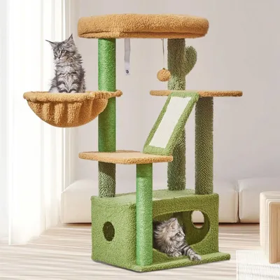 Produktbild von Katzenbaum - Multifunktionale Kratzsäule mit Plattformen