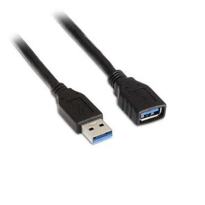 Zdjęcie produktu dla AISENS A105-0042, 2 m, USB A, USB A, USB 3.2 Gen 1 (3.1 Gen 1), 5 Gbit/s, Czarny