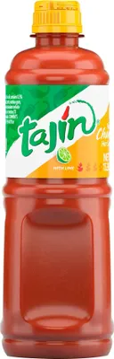 Produktbild von TAJIN Scharf-fruchtige Chamoysauce 455ml – Fruchtig und Würzig | Mexikanische Fruchtsauce für Snacks, Grill, und Rezepte+Heartforcards Versandschutz