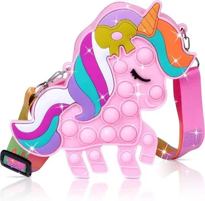 Produktbild von Rosa Rucksack für Mädchen einhorn Spielzeug