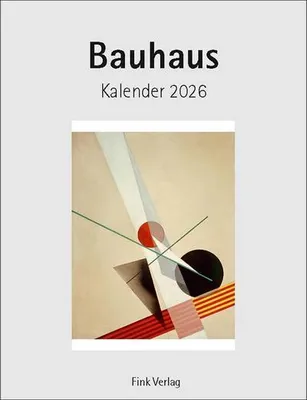 Produktbild von Kalender 2026 Bauhaus, 19 x 24,5 cm, dreisprachig, mit 12 Kunstkarten