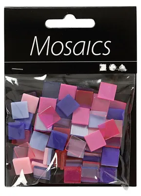 Zdjęcie produktu dla Creative company Mini Mosaic Purple 10x10 mm, 25 g