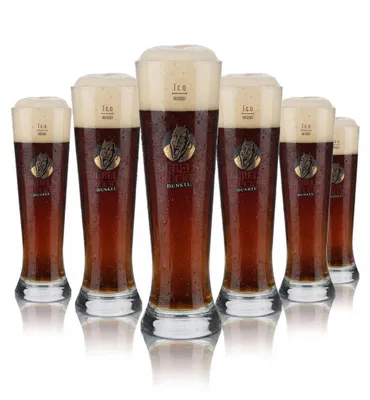 Produktbild von 6x Dübelsbrücker Glas 0,3l Merkur Tulpe Bierglas Pokal Gläser Set Brauerei
