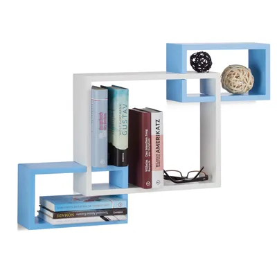 Produktbild von Regal Cube Stecksystem mit 3 Fächern, 48 x 70,5 x 10 cm (H x B x T), Traglast 8 kg