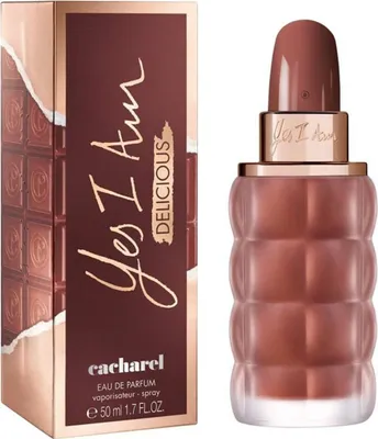 A product shot of a perfume bottle and its packaging.