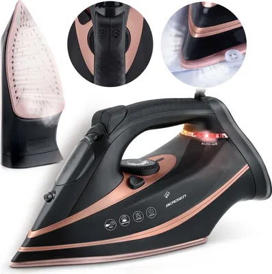 Zdjęcie produktu dla Żelazko parowe 3000W Berdsen BD-332 ceramiczna powłoka praca w pionie