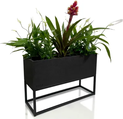 Obrázok produktu pre Záhon štvorcový LOFT FIORINO z kovu 62x22x40 cm
