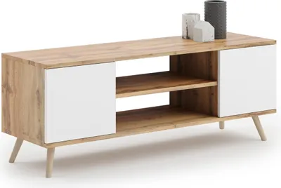 Immagine prodotto di Focus Armadio RTV 135 cm rovere dorato Craft - bianco