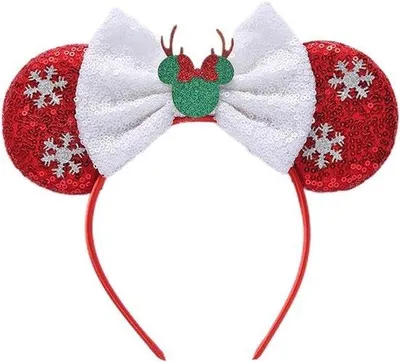 Produktbild von Weihnachtskappe mit Glitzer-Flügeln, Mädchenpaille, Weihnachtsfest-Accessoires für Frauen und Mädchen.