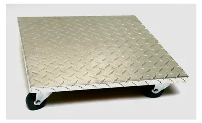 Produktbild von Möbelroller/Pflanzenroller 50x50 cm, Alu, 150 kg, PolyurethanRolle,  Germany