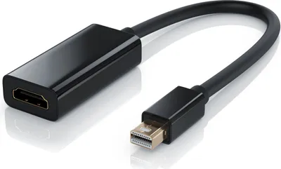 Produktbild von CSL Mini DisplayPort zu HDMI Adapter, Full HD MiniDP zu HDMI Buchse Konverter / Adapterkabe