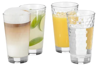 Immagine prodotto di WMF Latte Macchiato in vetro a nido d'ape 4 pezzi