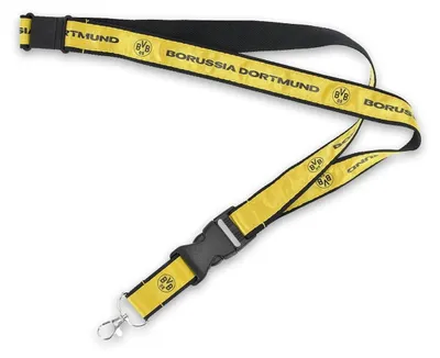 Produktbild von Borussia Dortmund BVB Schlüsselband mit Schriftzug Fanartikel