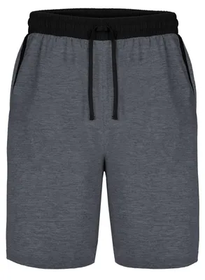 Produktbild von Ladeheid Herren Schlafanzughose kurz Herren Kurz Hose mit Taschen Shorts für Herren LA40-253 (Dunkelmelange-Schwarz, S)