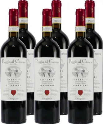 Produktbild von Poggio al Casone Chianti Superiore -trocken- 6 x 0,75L)