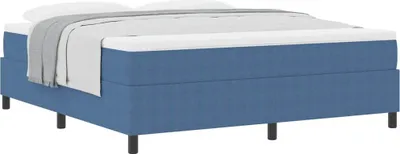 Zdjęcie produktu dla Łóżko sprężynowe Niebieski i biały 180 x 200 cm
