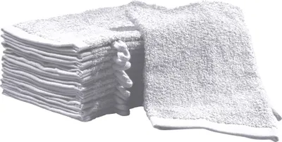 Produktbild von REDBEST Waschhandschuh Oceanside" 12er-Pack silber 16x21 cm"