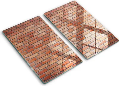 Produktbild von Glasschneideplatte - Herdabdeckplatte - 2x30x52 cm -Schneidebrett - Spritzschutz -Mauerwand
