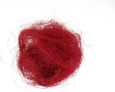 Produktbild von Sisalgras - Dekogras - rot - 25 g im Beutel - 1 VE = 5 Beutel - 70844