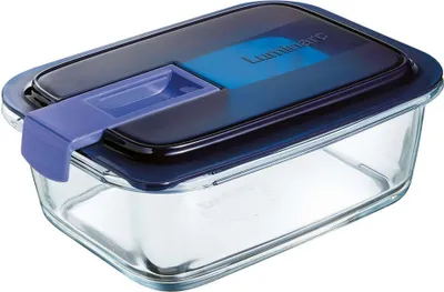 Produktbild von Easy Box rechteckig 82cl mit Deckel - 6 Stück