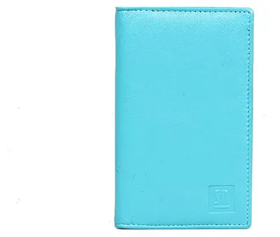 Produktbild von blaues Visitenkartenetui aus Leder