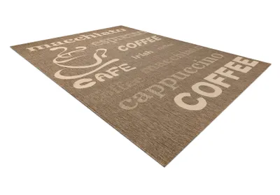 Zdjęcie produktu dla DYWAN SZNURKOWY SIZAL FLOORLUX 20645 coffee / natural beżowy 200x290 cm