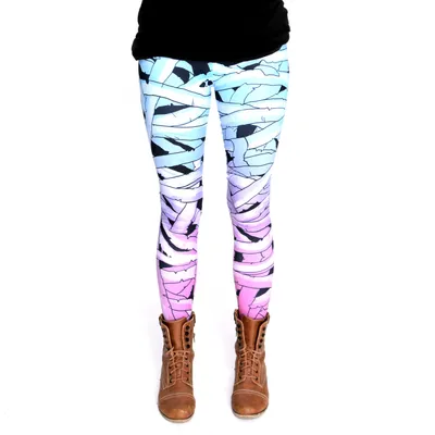 Produktbild von cosey - Halloween-Line Leggings (Einheitsgröße) - Design Mumie