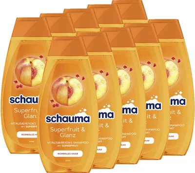 Produktbild von SCHAUMA Shampoo Superfruit & Glanz, 10x 400ml