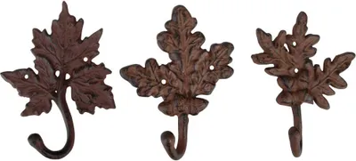 Produktbild von Esschert Design Haken Blatt sortiert; LH94