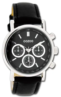 Obrázok produktu pre Hodinky Oozoo Damenuhr, čierna farba, kožený remienok, analógové, quartzový mechanizmus, model D3UOC5329A