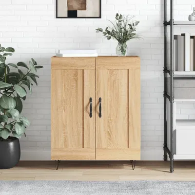 Produktbild von The Living Store Sideboard Sonoma-Eiche 69,5x34x90 cm Holzwerkstoff