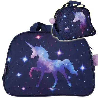 Produktbild von Starpak Galaxy Sporttasche für Mädchen mit Einhorn