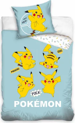 Obrázek produktu pro Dětské povlečení Pokémon Pika Pika Pikachu