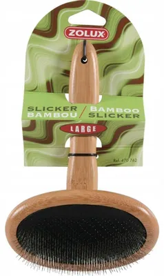 Produktbild von Zolux Bamboo Bürste Größe L für Hunde und Katzen