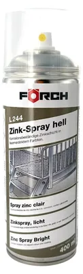 Produktbild von FÖRCH Zink Zinkspray Hell L244 Rost Korrosionsschutz Punktschweißfähig 400ml