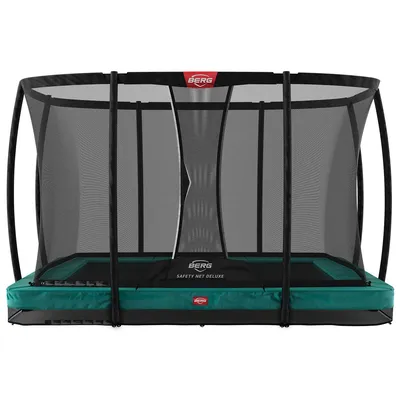 Produktbild von Berg Ultim Champion Trampolin InGround 330 cm, Sicherheitsnetz Deluxe Grün