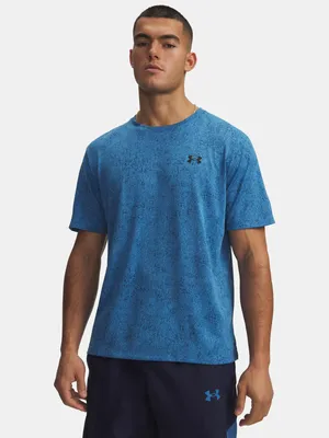 Image de T-shirt Under Armour Ua Tech Pixelate - bleu égéen, taille : XS