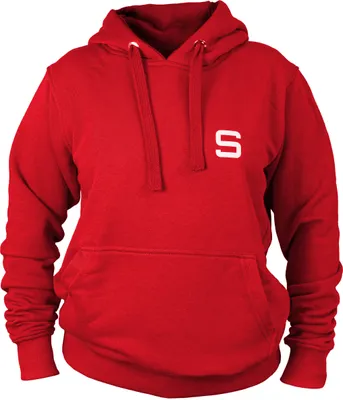 Imagen del producto de Sudadera roja con capucha, marca Siver, talla M/L