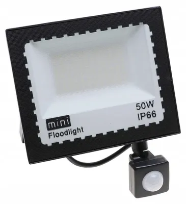 Zdjęcie produktu dla HALOGEN Naświetlacz Lampa LED SMD z CZUJNIKIEM Ruchu Zmierzchu 50W 273S