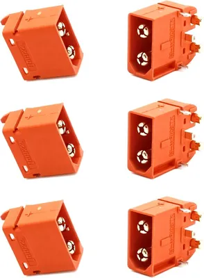 Productafbeelding van 6 stuks stekkeradapter voor RC Lipo accu's en FPV drones