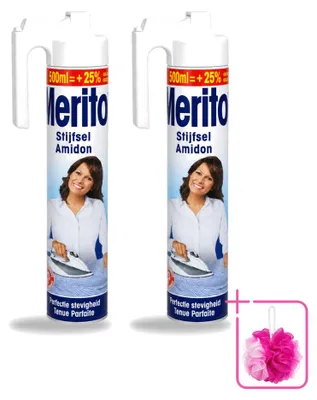 Productafbeelding van 2 x Merito strikspray - 500 ml - Voordeelverpakking - 2 stuks