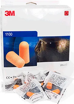 Produktbild von Einweg-Gehörschutzstöpsel, 37 dB, 200 Paar in Spenderbox aus Karton
