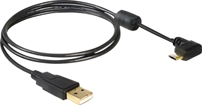 Produktbild von Delock - USB-Kabel - USB (M) zu Micro-USB Typ B (M) - 1 m - 90° Stecker