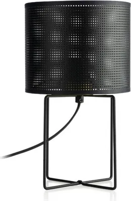 Obrázek produktu pro Stínidlo stolní lampy Loft černá síťovina Stínidlo Loft 1xE27 15W Luminex