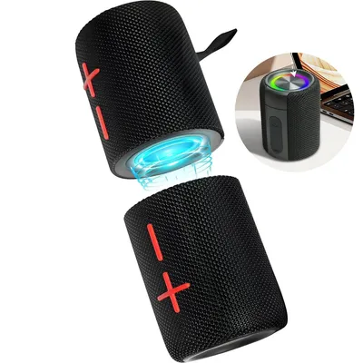 Produktbild von Magnetischer 2-in-1 Bluetooth Lautsprecher,Teilbarer TWS Stereo Speaker,Tragbare Soundbar mit RGB Lichteffekten, Bluetooth 5.3 & 4000mAh Akku,Wasserdicht & Magnetisch