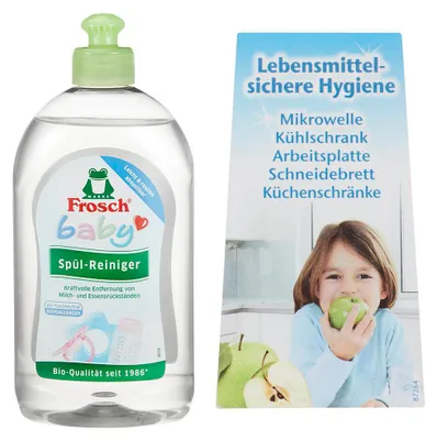 Produktbild von Frosch Baby Spülmittel sensitiv für Babygeschirr und Babyflaschen 0,5 l