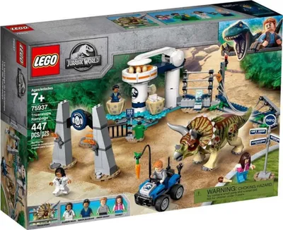 Produktbild von LEGO®75937 Jurassic World™ Triceratops Randale